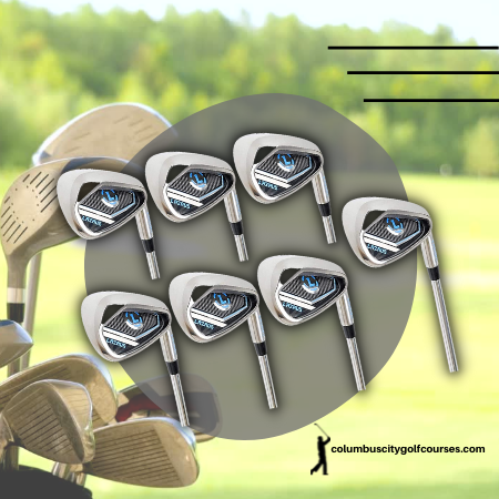 LAZRUS Right Hand Steel Shaft Regular Flex Premium Golf Irons Set for Men