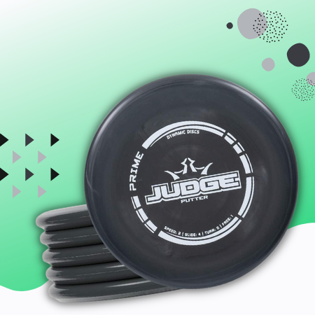Dynamic Discs Judge High-Quality Disc Golf Putter With Five Pack